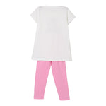 Liu Jo Completo 2 Pezzi T-Shirt-Leggins per Neonata KA5019X BIANCO/ROSA LIU JO 