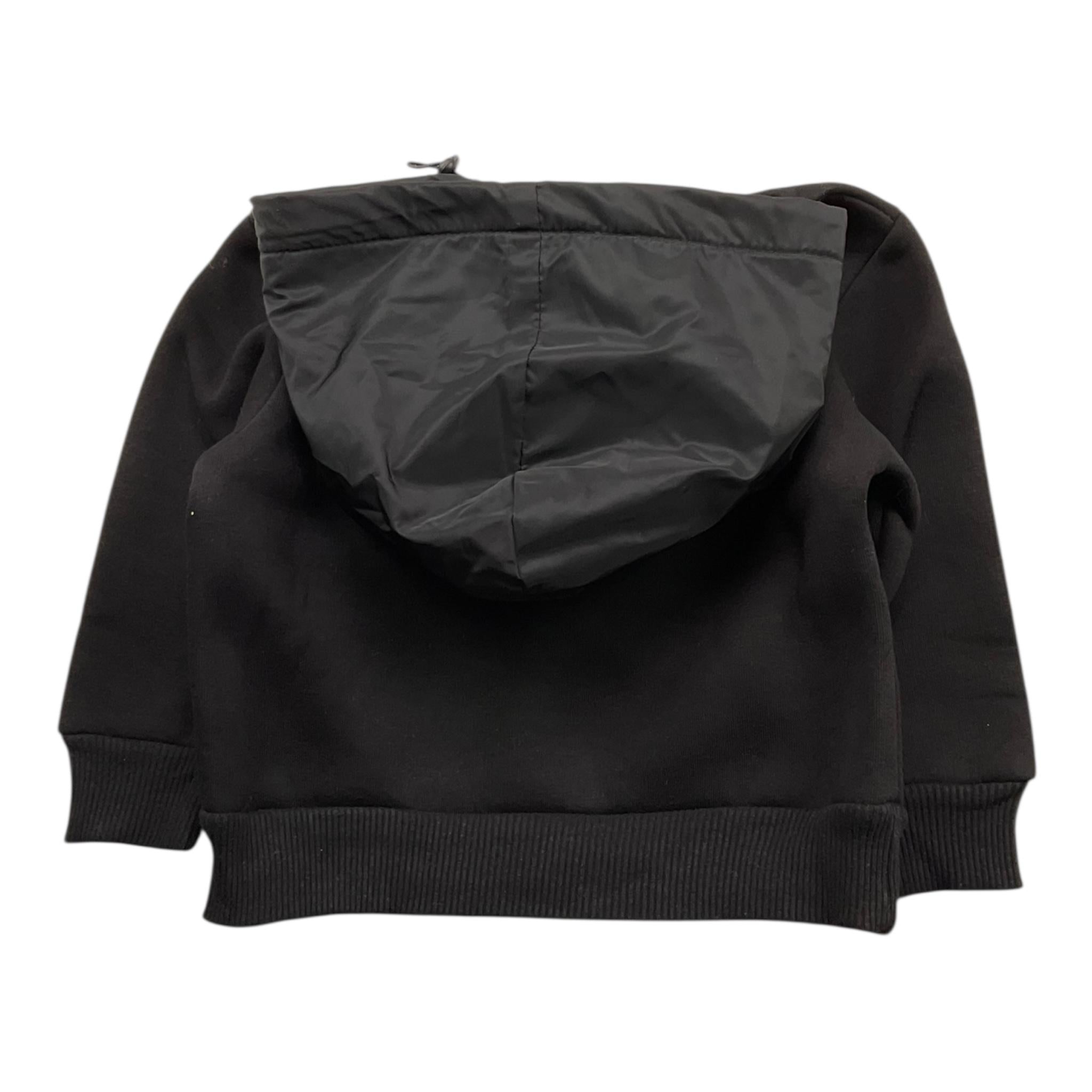 DO NOT CONFORM felpa tinta unita con cappuccio e stampa Nero per Neonato DFE013 NERO DO NOT CONFORM 