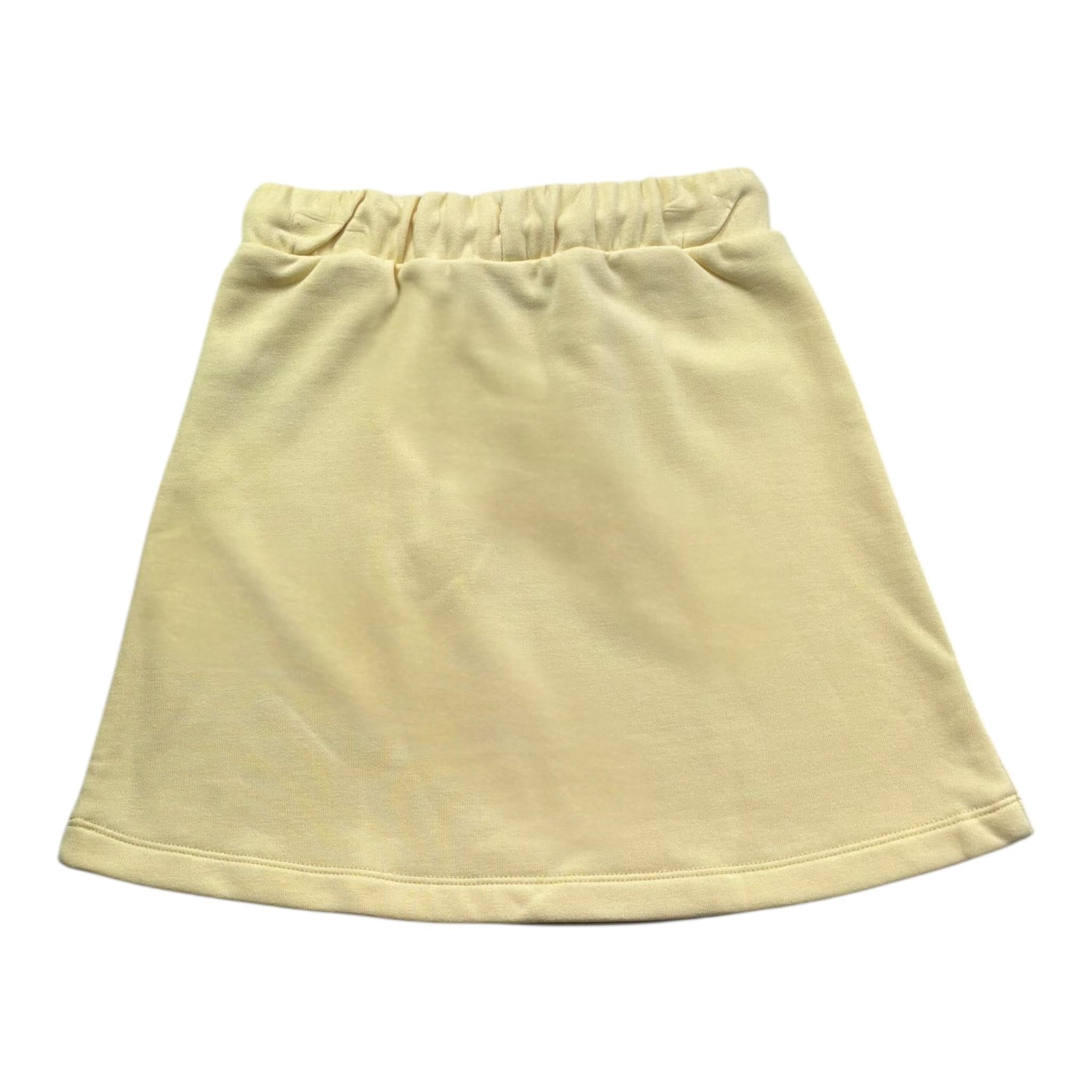 Trussardi Completo 2 Pezzi T-Shirt-Gonna Tinta Unita per Bambina TGP26023CJJ GIALLO TRUSSARDI 