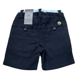 Sarabanda Bermuda Tinta Unita con Elastico In Vita per Neonato 0J533 BLU SARABANDA 