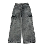 Lu Lu By Miss Grant Jeans tinta unita Modello Cargo Grigio per Bambina LL3120 GRIGIO LU LU BY MISS GRANT 
