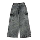 Lu Lu By Miss Grant Jeans tinta unita Modello Cargo Grigio per Bambina LL3120 GRIGIO LU LU BY MISS GRANT 
