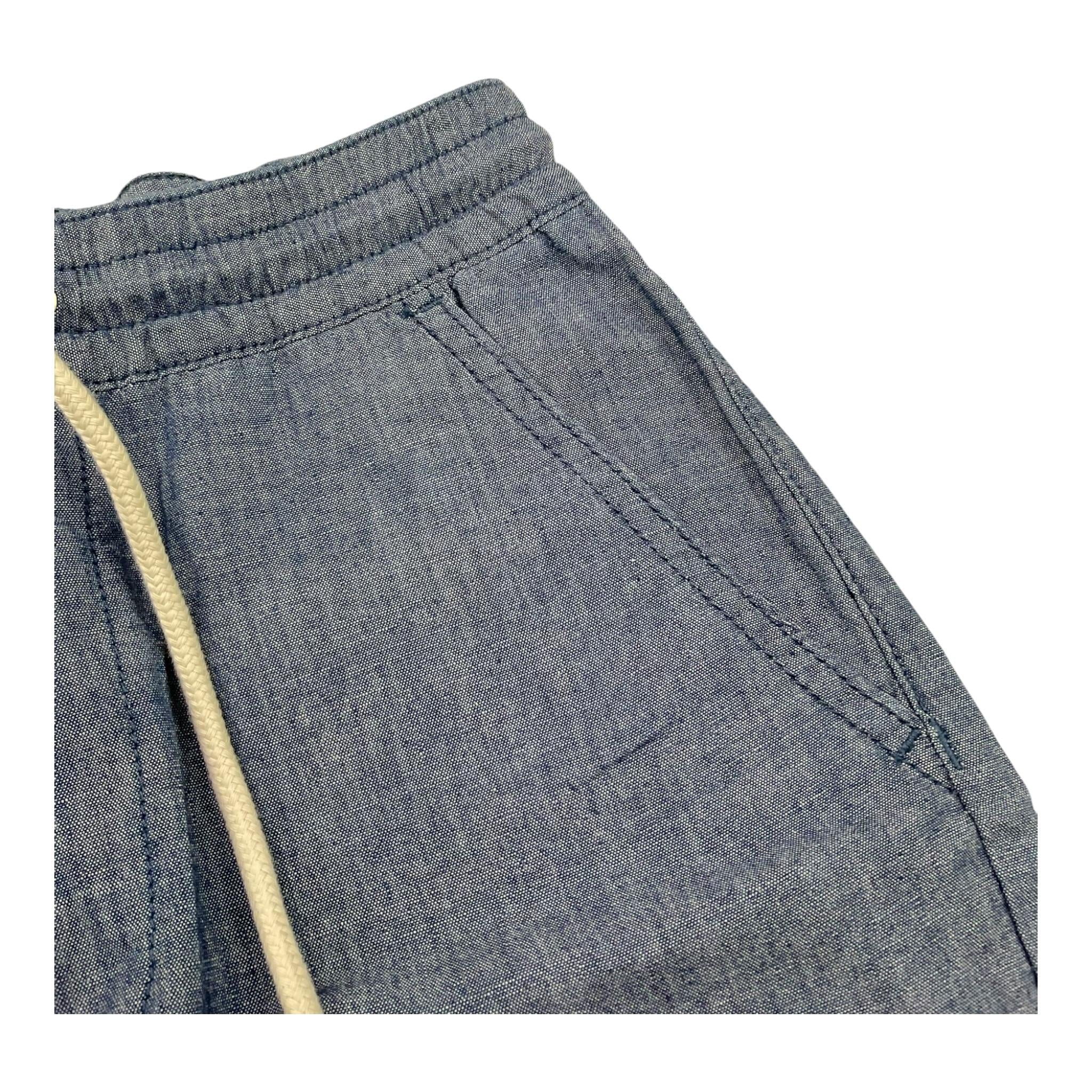 Calvin Klein Bermuda Tinta Unita con Elastico In Vita per Bambino IB0IB02423 BLU CALVIN KLEIN 