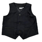 Name.It Gilet tinta unita Nero per Bambino 13132878 NERO NAME.IT 