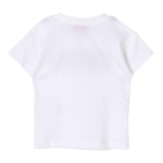 Diesel T-Shirt Girocollo tinta unita con Logo Bianco per Neonata K00569A BIANCO DIESEL 