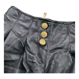 FUN & FUN short in ecopelle tinta unita Nero per Bambina FNBSO15539 NERO FUN & FUN 