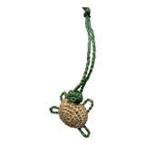 Saint Barth Portachiavi In Paglia con Tartaruga per Bambina 00203L BEIGE SAINT BARTH 