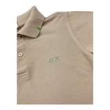 Sun68 Polo Mezza Manica Tinta Unita con Logo per Bambino A35301 BEIGE SUN68 