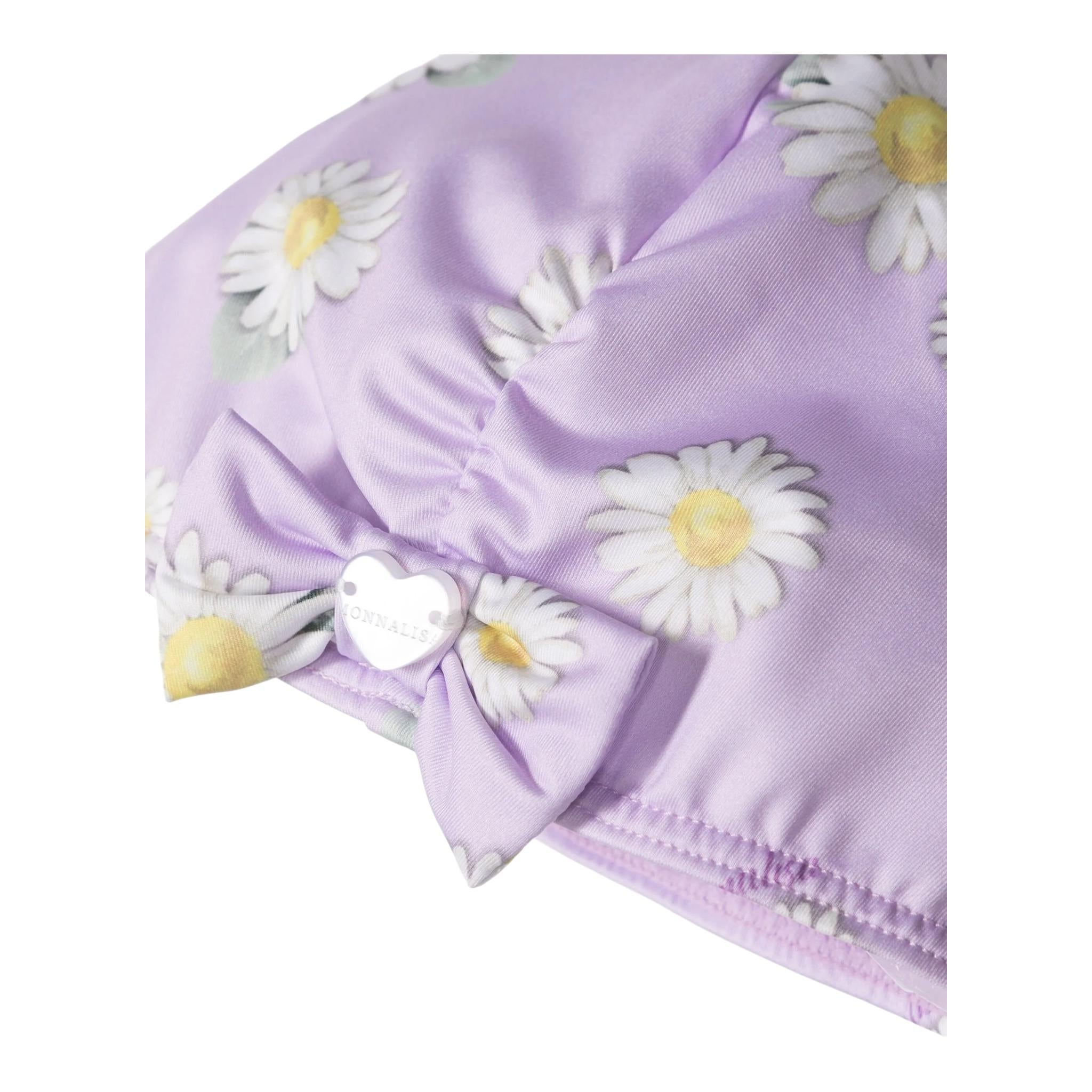 Monnalisa Set Gonna-Cuffia Tinta Unita per Neonata 39C051 LILLA MONNALISA 