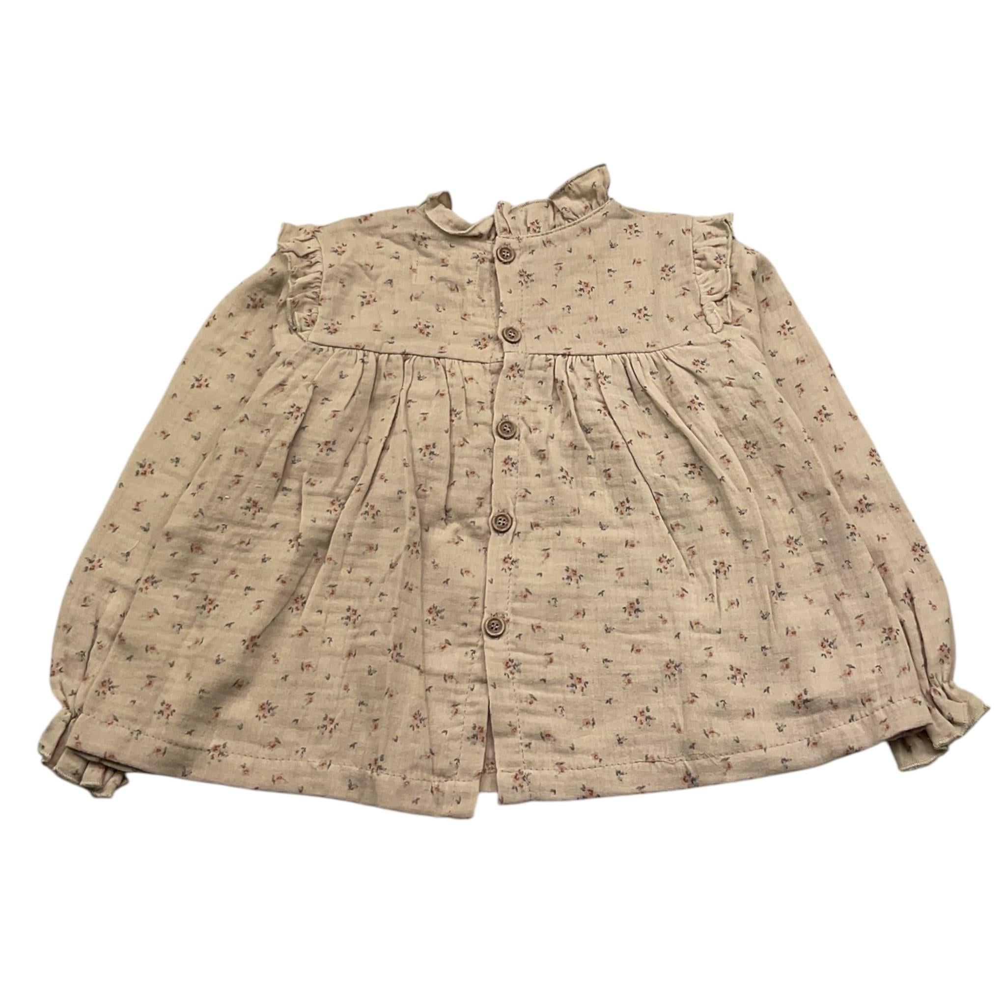 PETIT INDI camicia manica lunga fantasia floreale Rosa per Bambino AW24BK4648J ROSA PETIT INDI 