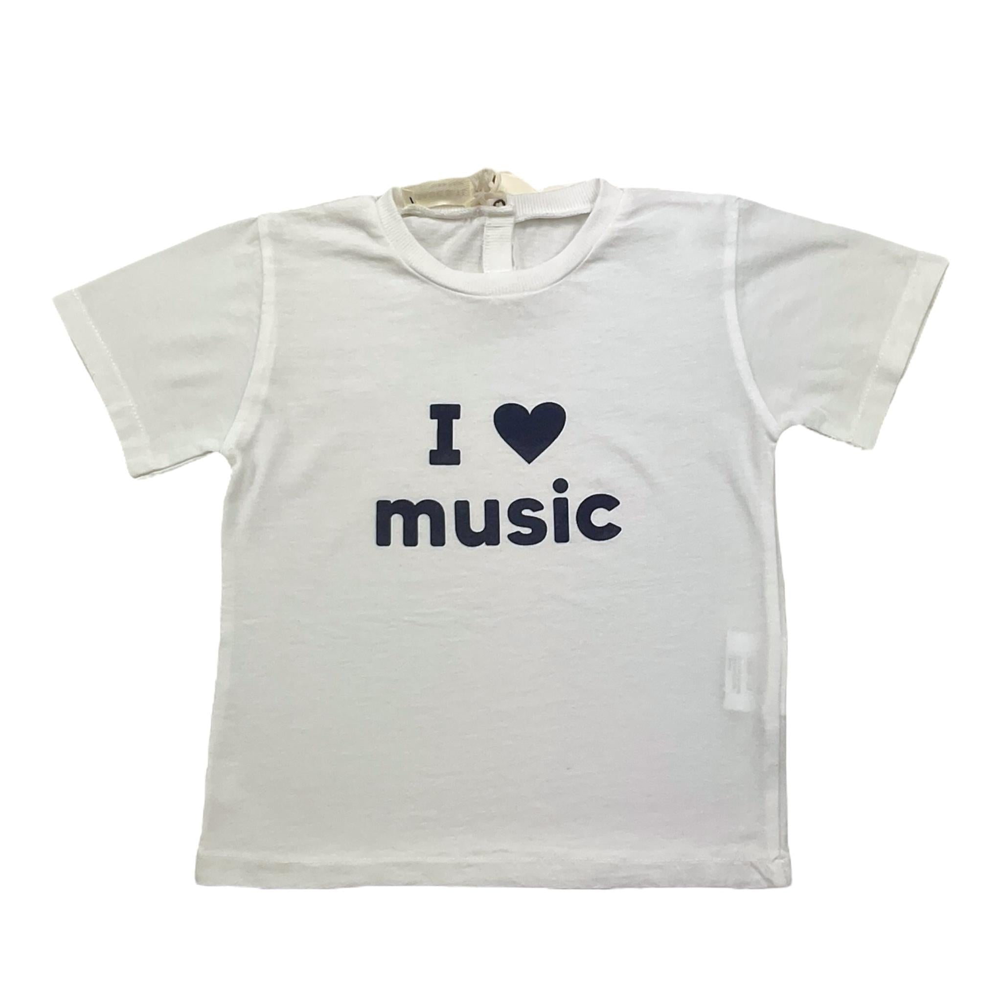 Babe & Tess T-Shirt Girocollo Tinta Unita con Stampa per Bambina 21518156 BIANCO BABE & TESS 