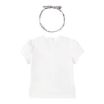 Mayoral Set T-Shirt Girocollo Tinta Unita con Fascia per Neonata 1044 BIANCO MAYORAL 