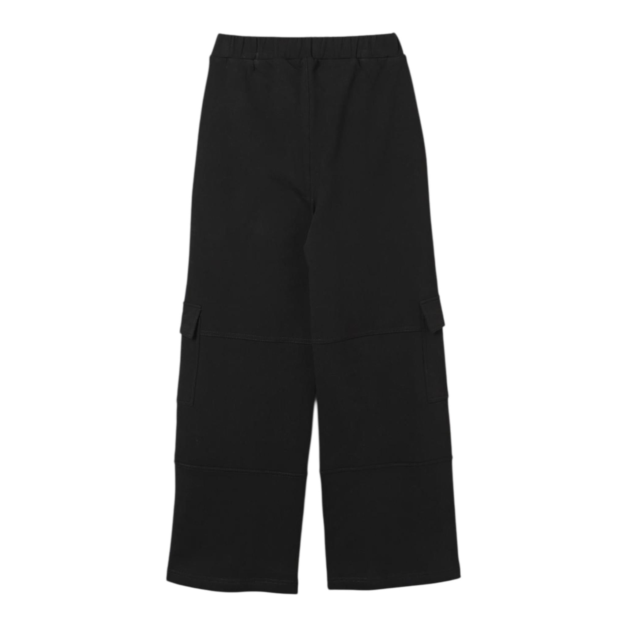 LIU JO pantalone tinta unita con elastico in vita Nero per Bambina GF4028F0939 NERO LIU JO 