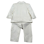 Petit Completo 4 Pezzi Giacca-Pantalone-Camicia-Papillon per Neonato S3415479L PANNA PETIT 