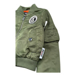 Just Cavalli Giubbino Tinta Unita con Logo per Neonato JIP26086GB VERDE JUST CAVALLI 