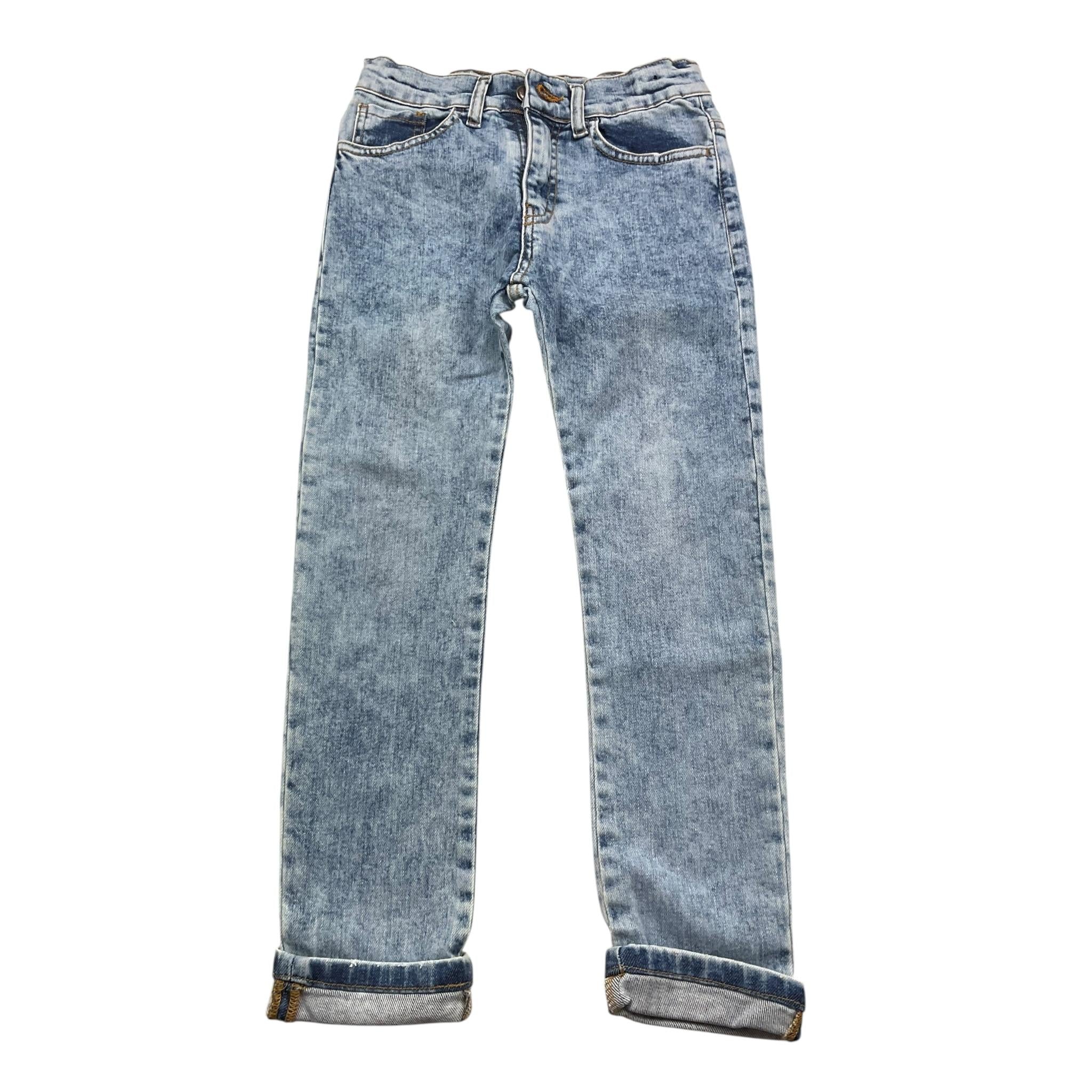 RAFFINERIE jeans tinta unita con girovita regolabile Azzurro per Bambino LAV2 AZZURRO RAFFINERIE 