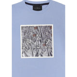 John Richmond T-Shirt Girocollo Tinta Unita con Stampa per Bambino RBP25117TSXX AZZURRO JOHN RICHMOND 