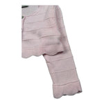 J.O. Milano Coprispalle Tinta Unita con Ricami per Neonata 573X1 ROSA J.O. MILANO 