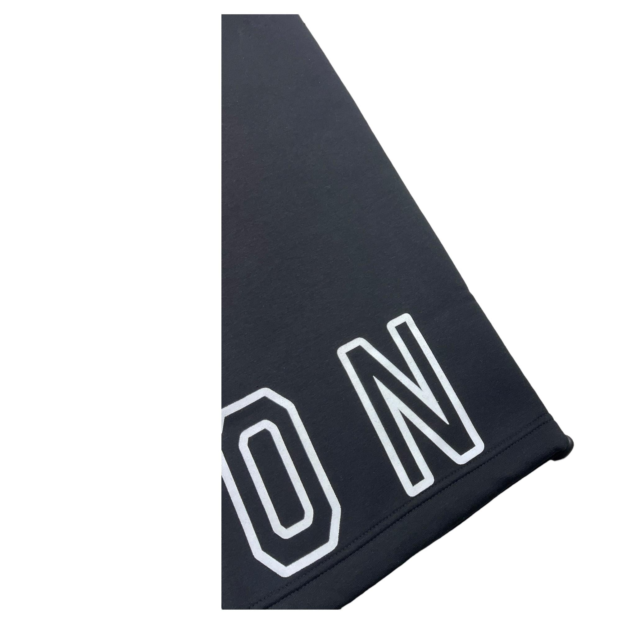 ICON pantalone tuta tinta unita a palazzo Nero per Bambina IGSP00357 NERO ICON 