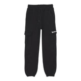 Disclaimer Pantalone Tuta Tinta Unita con Tasconi per Bambino 25EDK58514 NERO DISCLAIMER 