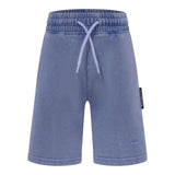 John Richmond Bermuda Tinta Unita con Elastico In Vita per Bambino RBP25114BE AZZURRO JOHN RICHMOND 