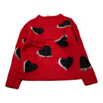 CANADA HOUSE maglia tinta unita con fantasia a cuori Rosso per Bambina 24481711 ROSSO CANADA HOUSE 