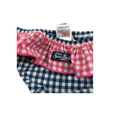 Saint Barth Mutandina Fantasia Quadretti per Bambina MELL001 BLU SAINT BARTH 