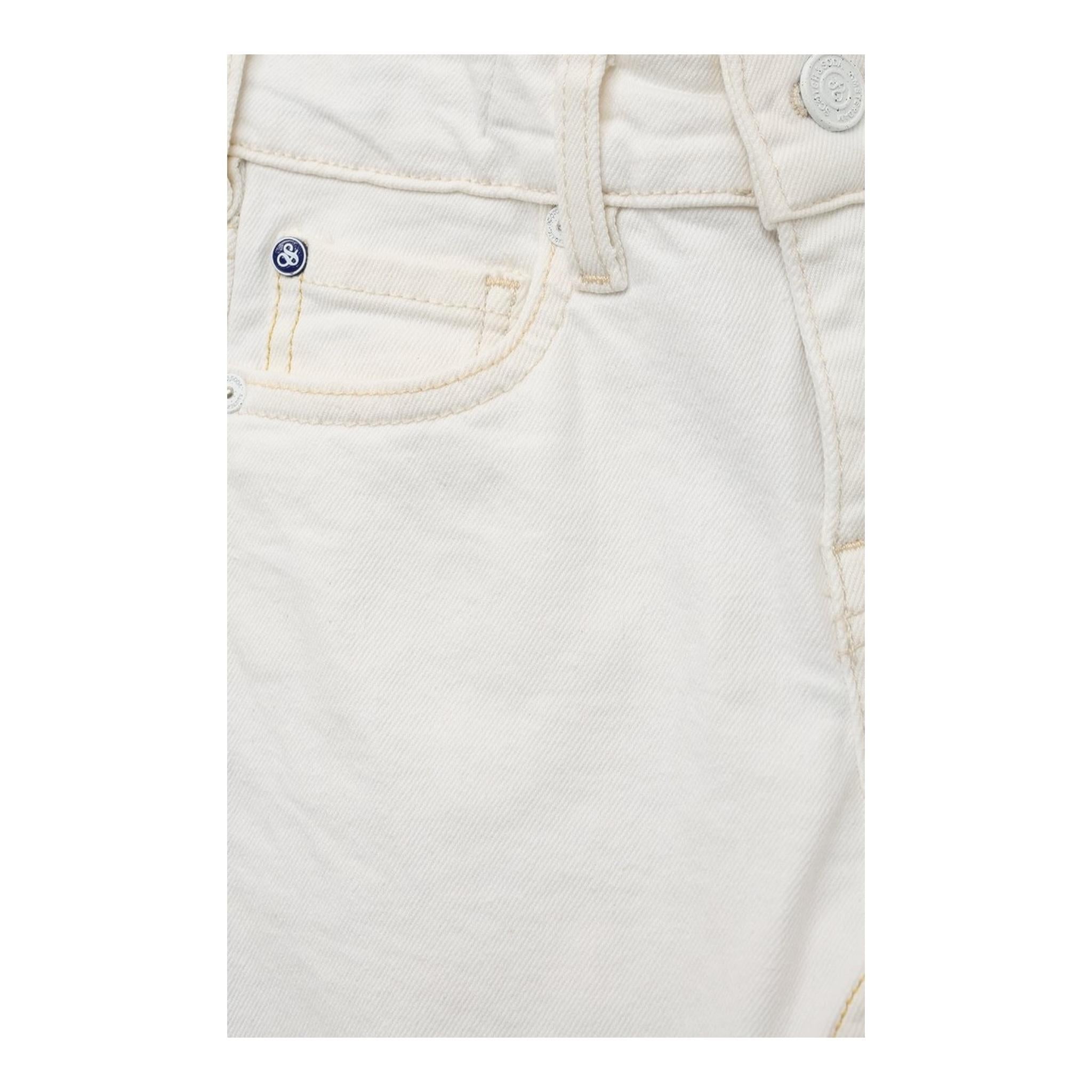 Scotch & Shrunk Pantalone Tinta Unita con Girovita Regolabile per Bambino 170392 BIANCO SCOTCH & SHRUNK 