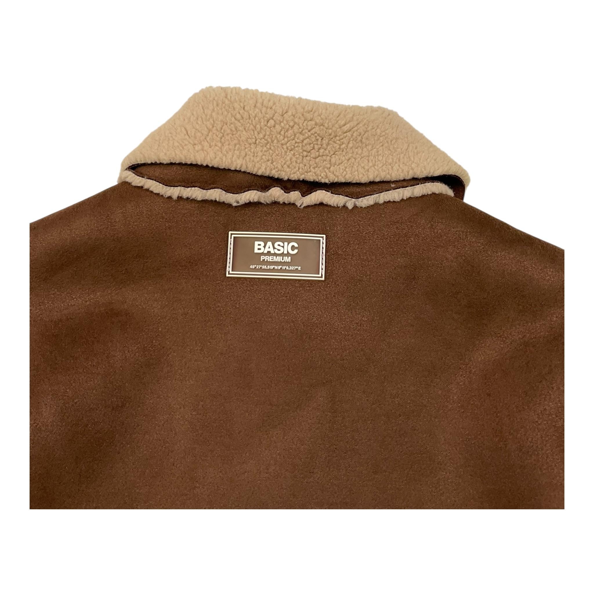 PAOLO PECORA montone tinta unita cn zip Marrone per Bambino PP3844 MARRONE PAOLO PECORA 