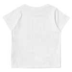 Liu Jo T-Shirt Girocollo Tinta Unita con Logo per Bambina G3099 BIANCO LIU JO 
