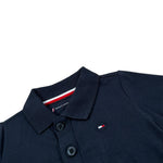 Tommy Hilfiger Polo tinta unita con Logo Blu per Neonato KN0KN01763J BLU TOMMY HILFIGER 