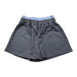 VICOLO short tinta unita con elastico in vontrasto Grigio per Bambina 3142S00081 GRIGIO VICOLO 