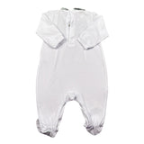 Babyvip Tutina Bicolore con Ricami E Balze per Neonata T2824 BIANCO/VERDE BABYVIP 