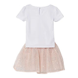 Guess Completo 2 Pezzi T-Shirt-Gonna per Neonata A5RG00K6YW0 BIANCO/ROSA GUESS 