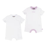 K-Way Set 2 Pagliaccetti Tinta Unita per Neonata K4124VWA BIANCO K-WAY 