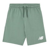 New Balance Bermuda Felpa Tinta Unita con Logo per Bambino LAKB0013 VERDE NEW BALANCE 