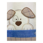 NINNAOH coperta tinta unita con fantasia e stampa Bianco per Neonato I23COP202I BIANCO NINNAOH 