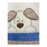 NINNAOH coperta tinta unita con fantasia e stampa Bianco per Neonato I23COP202I BIANCO NINNAOH 