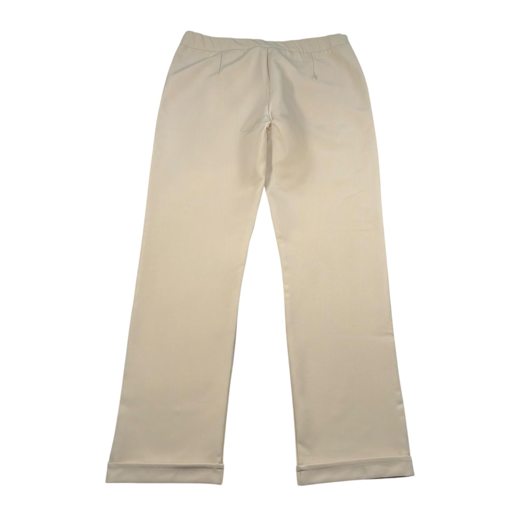 Y-Clu Pantalone Tinta Unita con Elastico In Vita per Bambina Y21012 BEIGE Y-CLU 