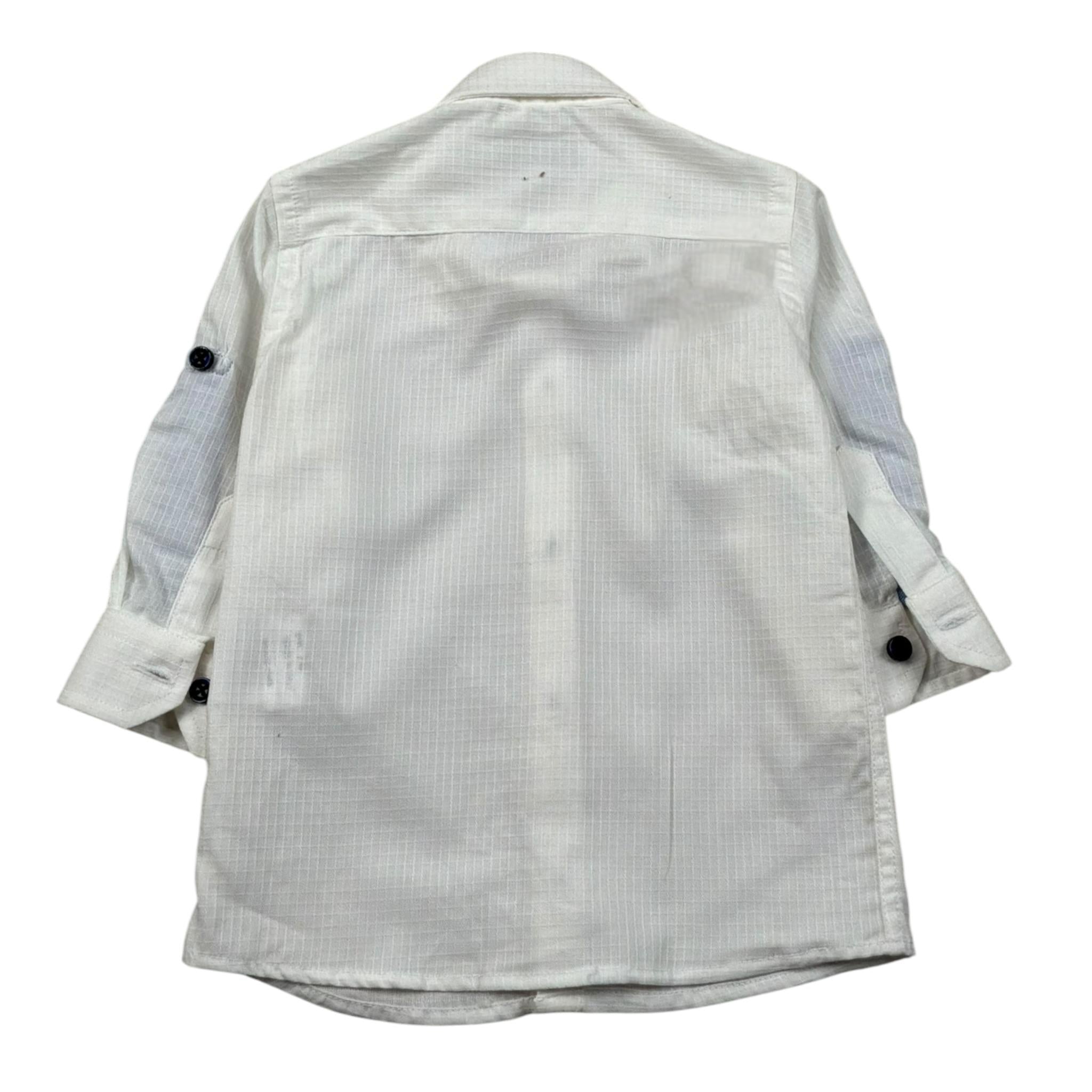 Shako' Camicia Manica Lunga Tinta Unita per Neonato CAMSHK BIANCO SHAKO' 