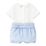 Mayoral Completo 3 Pezzi Bermuda-Camicia-Cintura per Neonato 1214 BIANCO/AZZURRO MAYORAL 