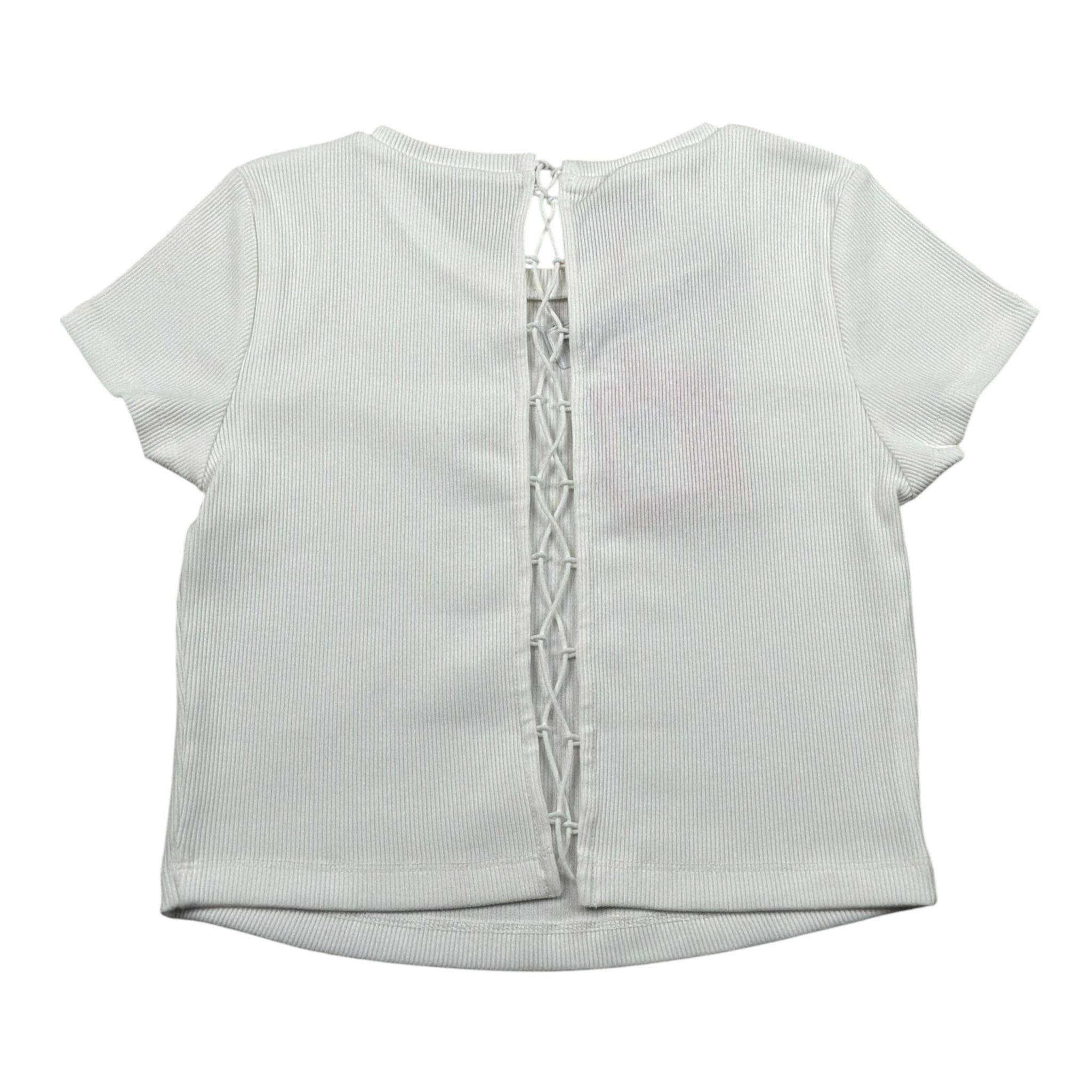 t-shirt girocollo tinta unita GA5151X BIANCO LIU JO 