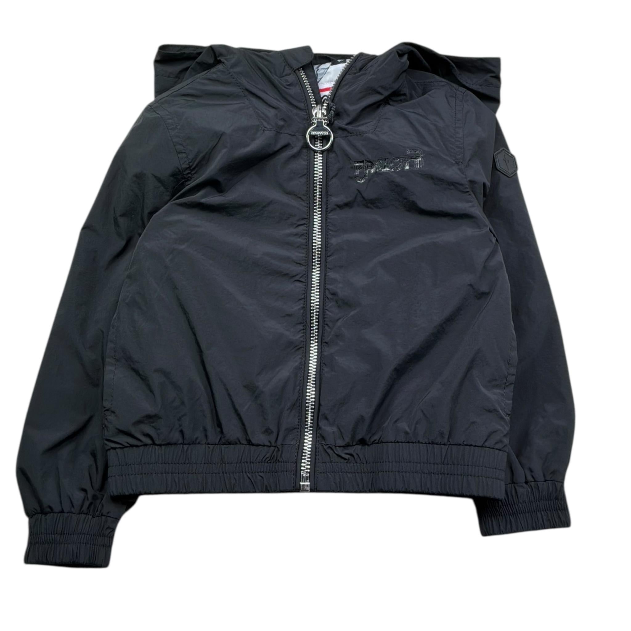 Cesare Paciotti Giubbino Tinta Unita con Zip E Cappuccio per Neonato GBP5154B NERO CESARE PACIOTTI 