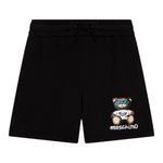 Moschino Completo 2 Pezzi T-Shirt-Bermuda  per Bambino HUG00RX BIANCO/NERO MOSCHINO 