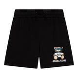 Moschino Completo 2 Pezzi T-Shirt-Bermuda  per Bambino HUG00RX BIANCO/NERO MOSCHINO 
