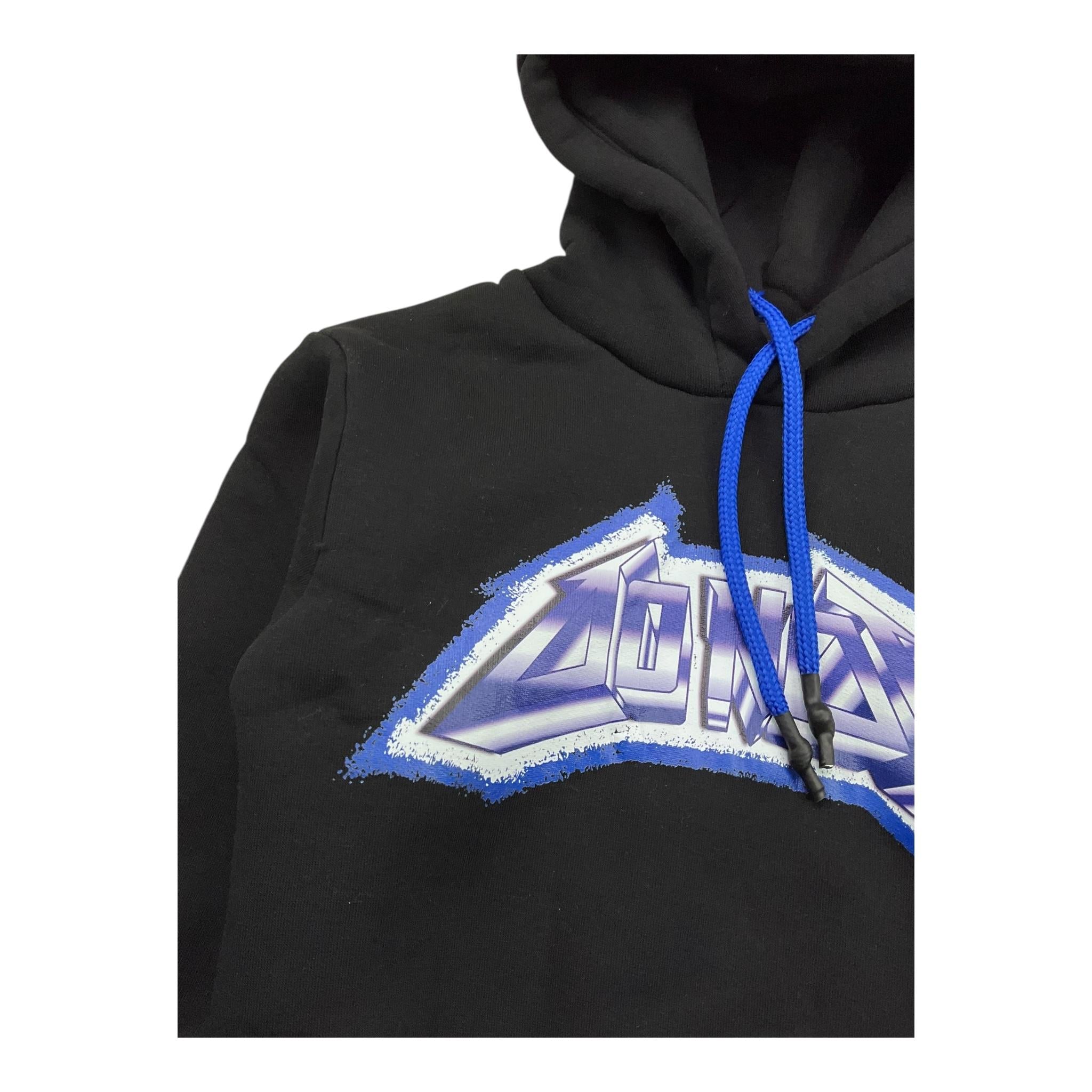 DO NOT CONFORM felpa chiusa con cappuccio tinta unita cn logo Nero per Neonato FE025N NERO DO NOT CONFORM 