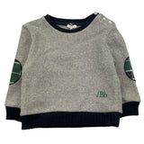 LE BEBE' felpa chiusa girocollo tinta unita Grigio per Neonato LBB5193 GRIGIO LE BEBE' 