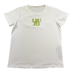 Liu Jo T-Shirt Girocollo Tinta Unita con Paillettes per Bambina GA5018XX BIANCO LIU JO 
