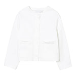 Aspesi Giubbino Tinta Unita con Bottoni per Bambina S25011GBC6060 BIANCO ASPESI 