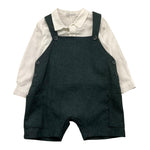 BARCELLINO completo 2 pezzi camicia-salopette Verde per Neonato 115303X VERDE BARCELLINO 